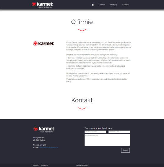 kosznadrewno_2 Strona o firmie Karmet