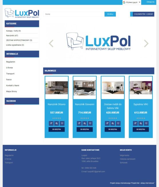 luxpol Strona gówna LUXPOL