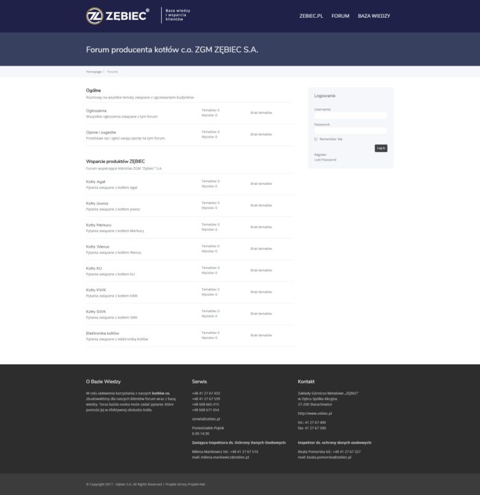Strona forum Zębiec Baza Wiedzy