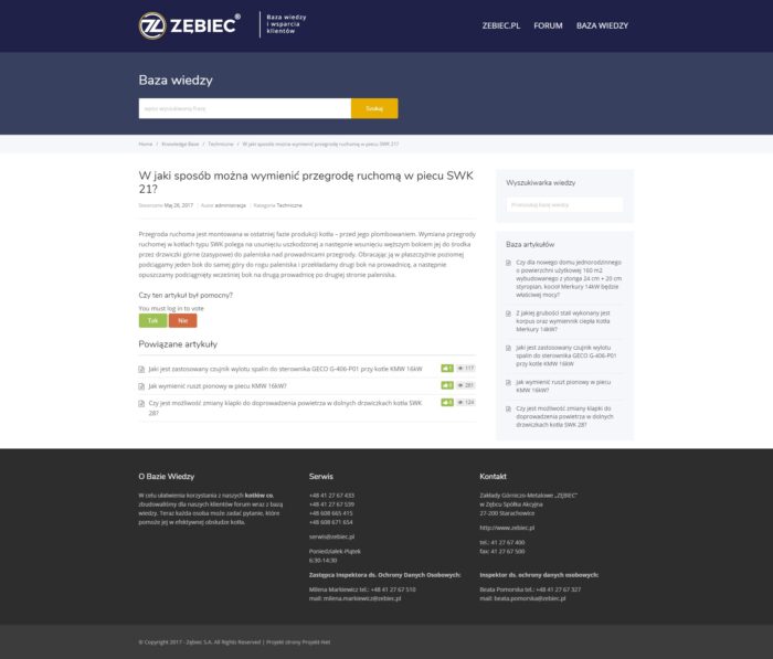 Strona wpisu Zębiec Baza Wiedzy