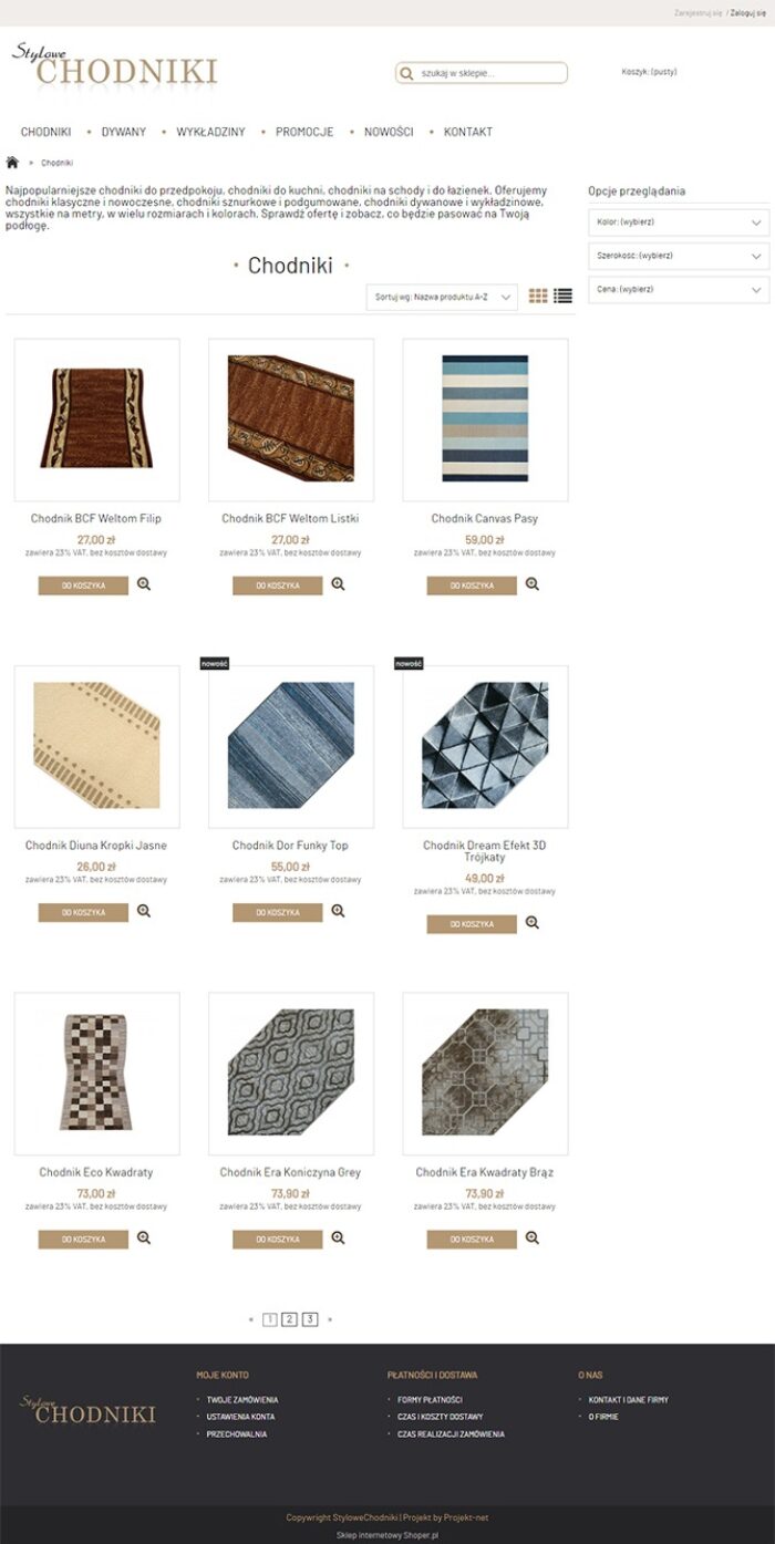 StyloweChodniki kategoria