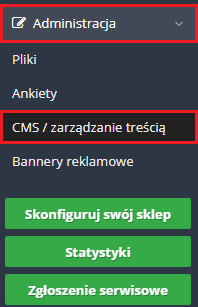 Grafika przedstawiająca widok ustawień w GoShop Grafika przedstawiająca widok ustawień w GoShop
